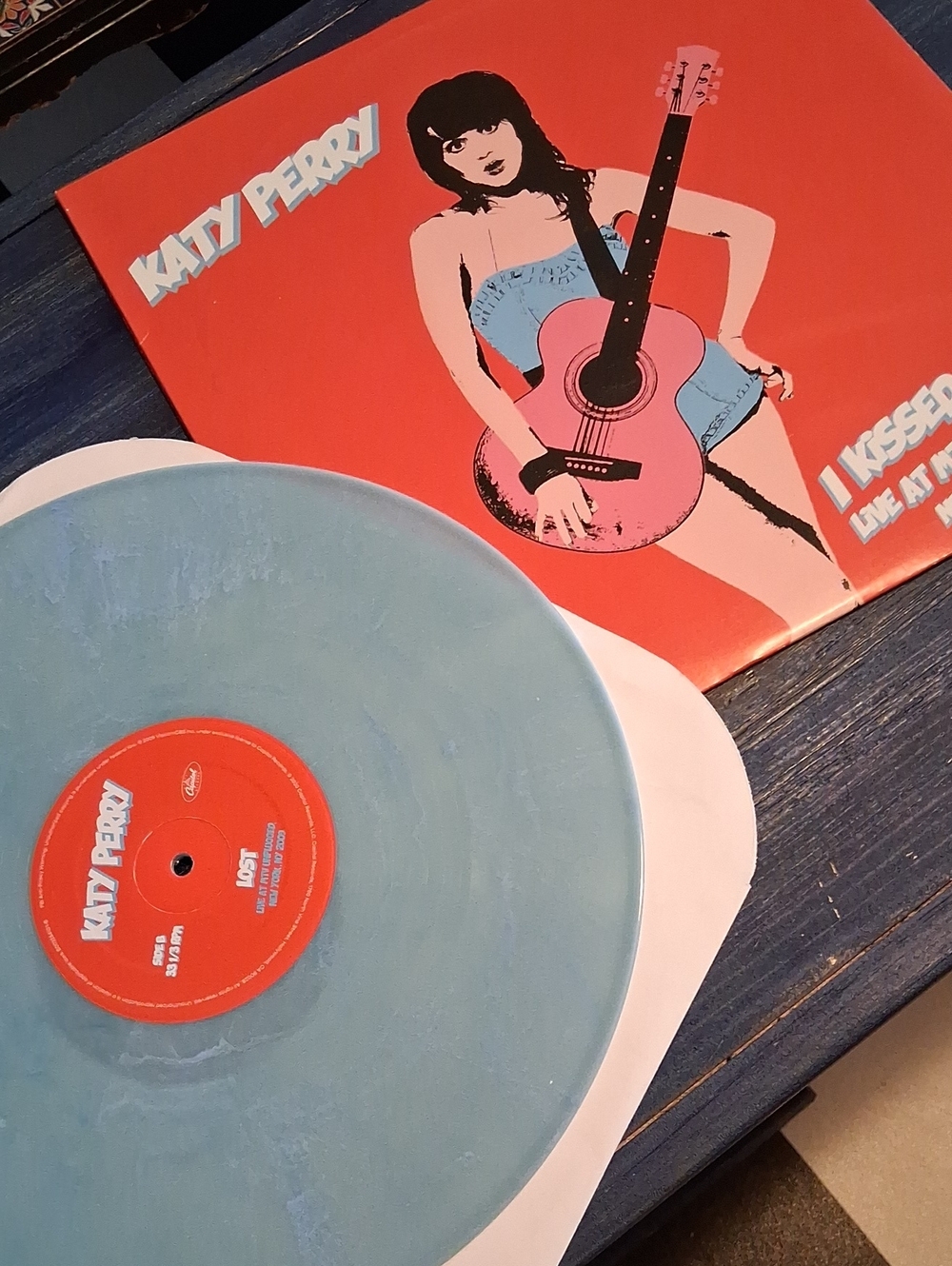 Katy Perry I Kissed A Girl Live at MTVs Unplugged, NY 2009 Vinyl Record (single)